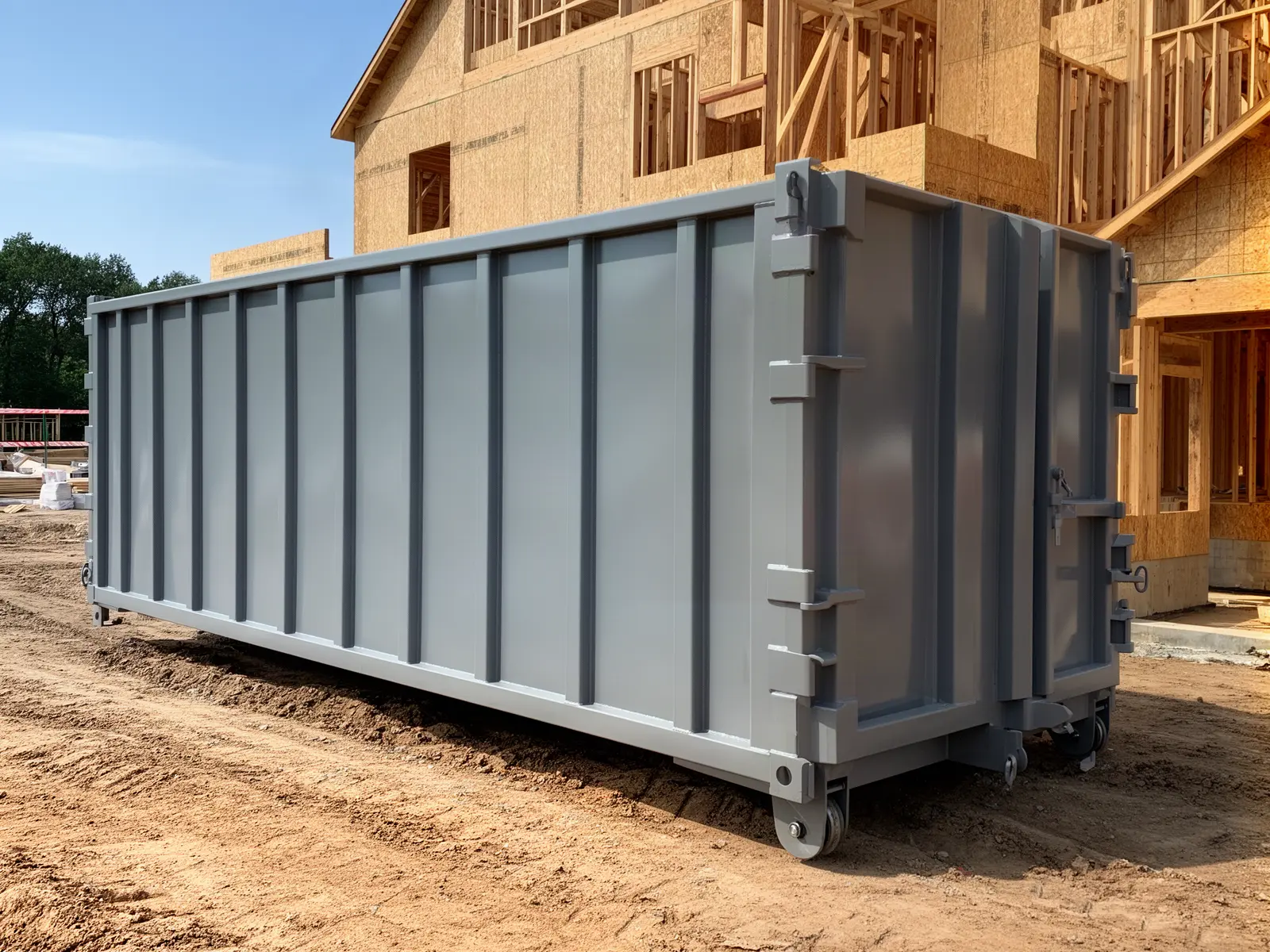Roll-off dumpster from Five Points Dumpster Rental in Lubbock, TX